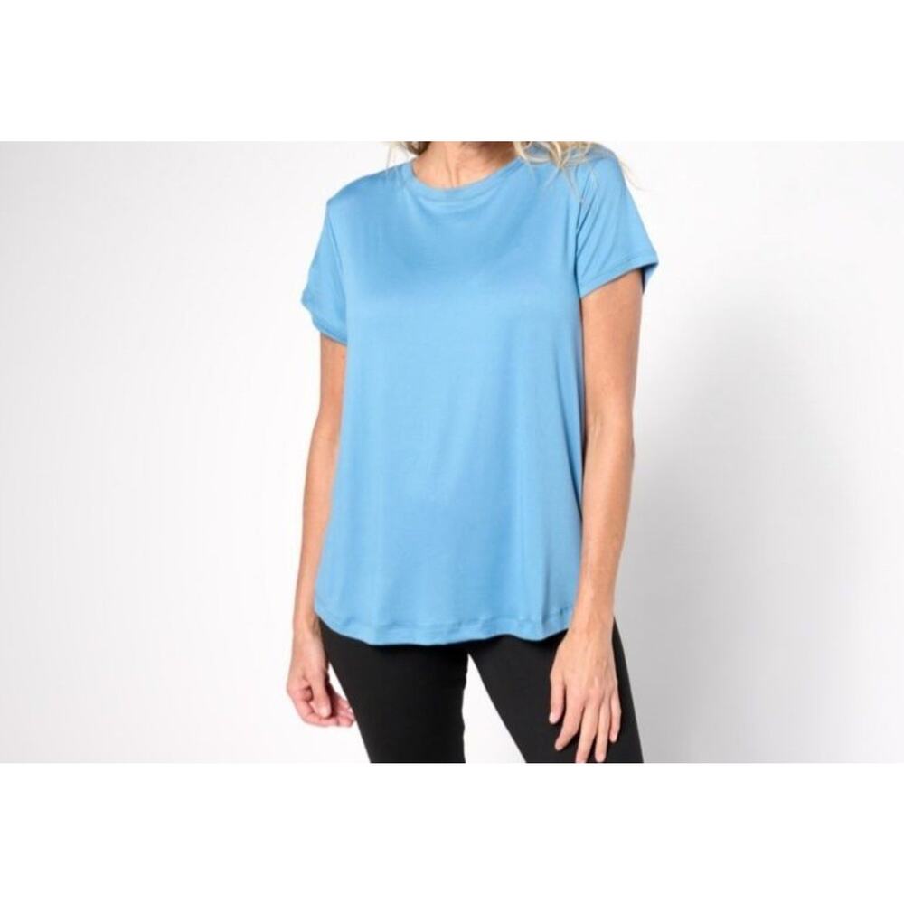 Carole Hochman Blue Size M Poly Spandex Blend Lounge Top Only A652740 NWOT